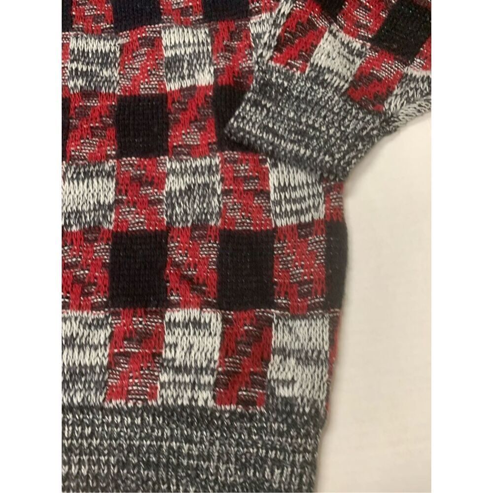 Vintage Knit Patterned Sweater - Picture 2 of 7